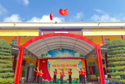 Hưởng ứng ngày hội “Thiếu nhi vui khỏe, tiến bước lên đoàn”